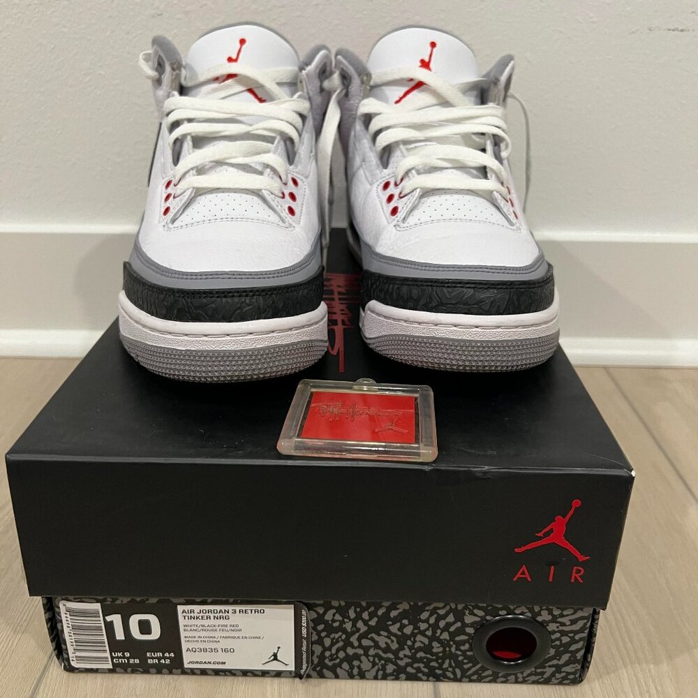 Size 10 - Jordan 3 Retro NRG Tinker 2018